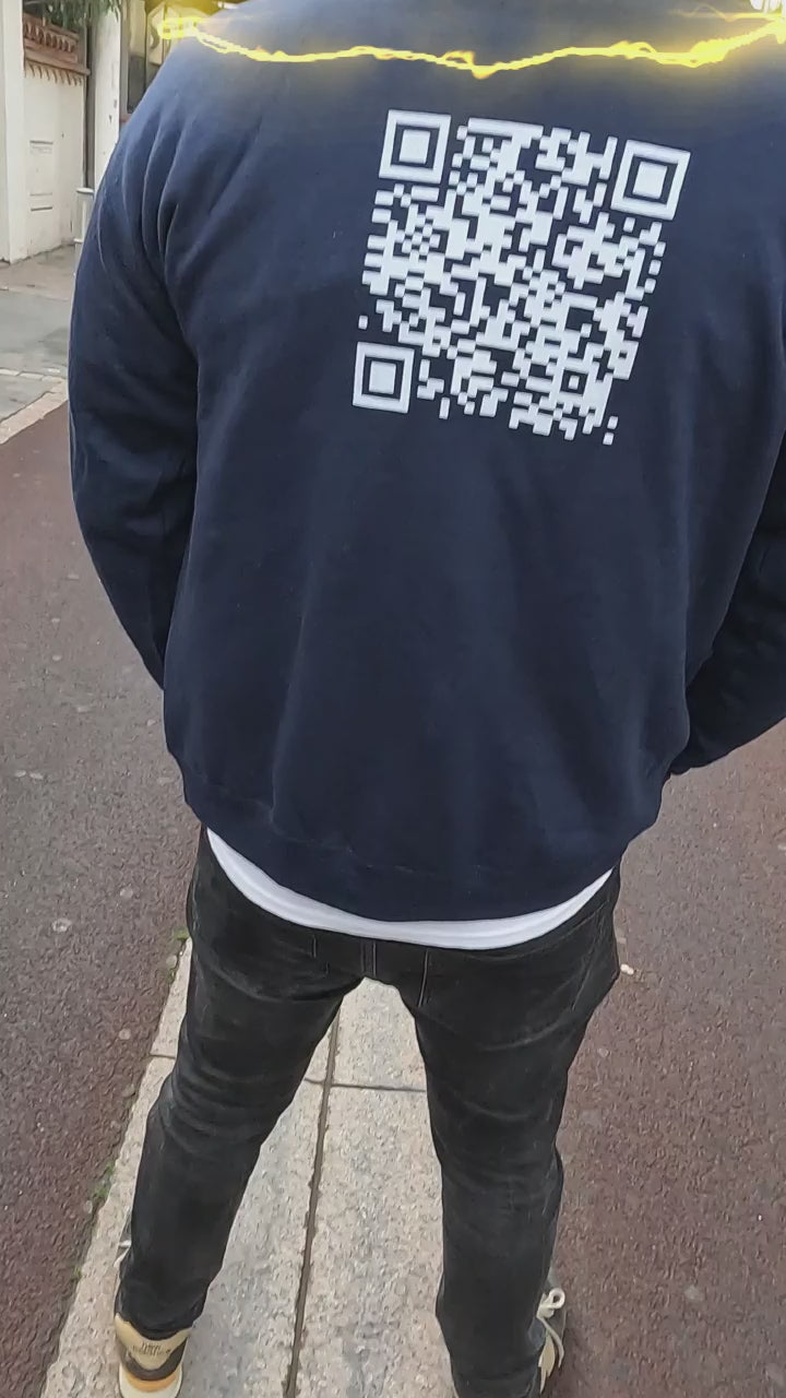 Sleeve It, Old Fucker - QR Birthday Roast Tee